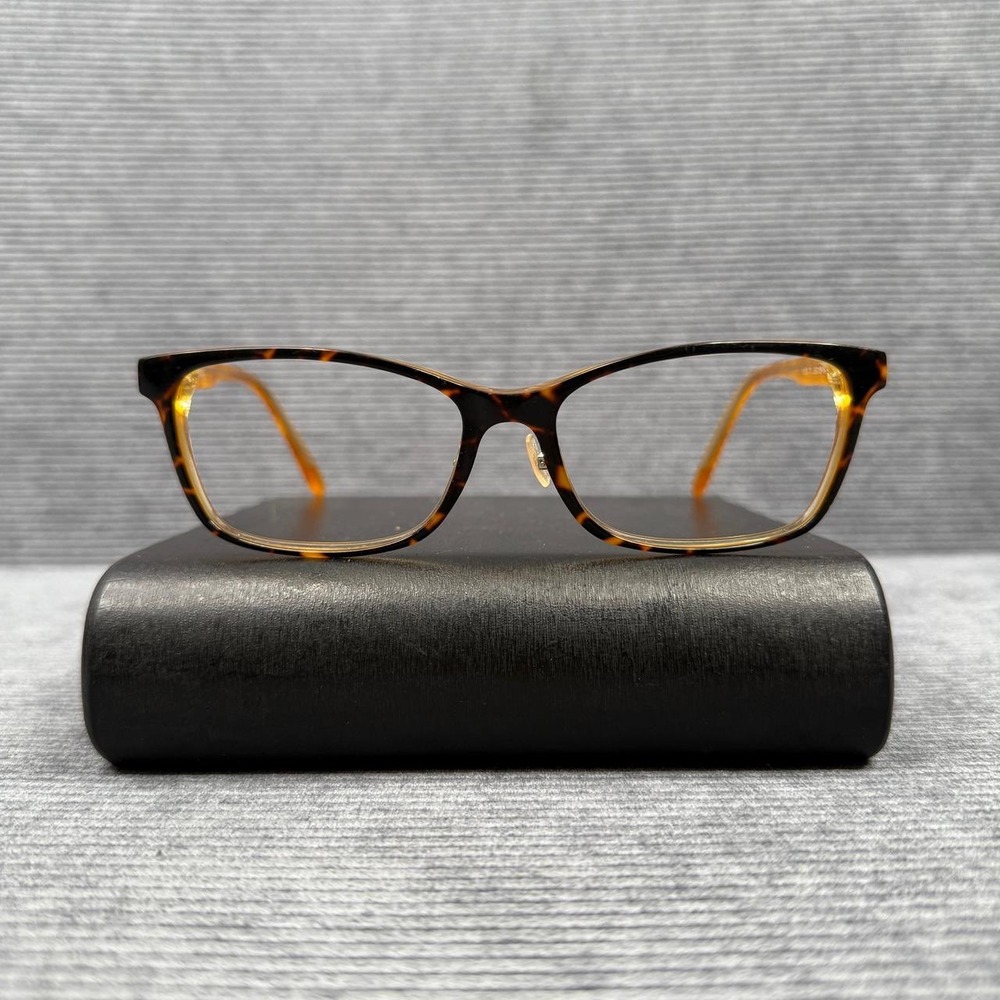 Vera Wang VA20 TI Y2k Eyeglasses Framesq Tortoise Amber Cat Eye Frames 56-16-140